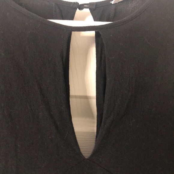 Lush Black Blouse. Size large - Picture 3 of 4